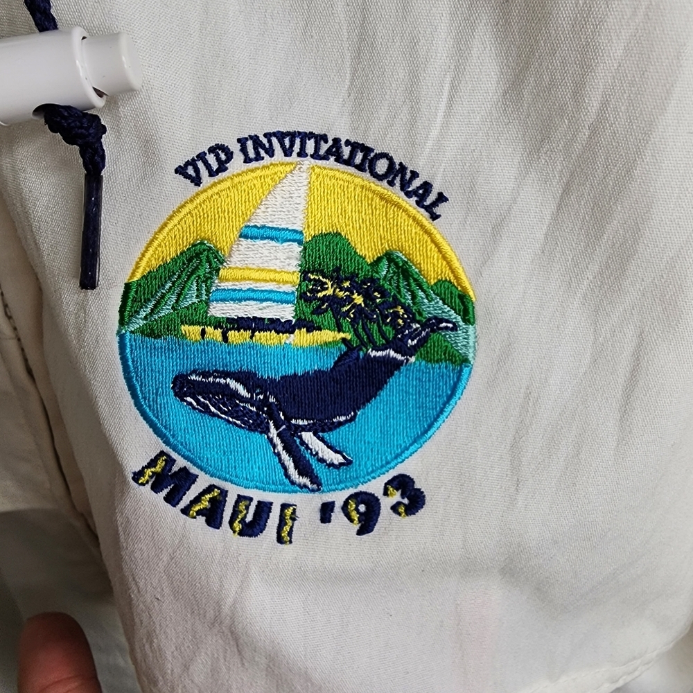 Vintage Maui Invitational 93 Hawaii Windbreaker California Imperial Medium